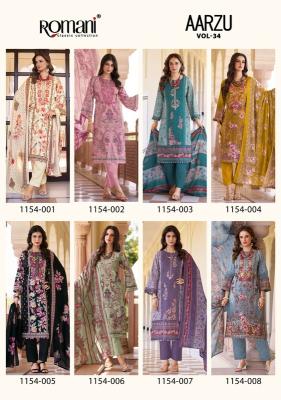 Romani aarzu vol-34 wholesale printed kurtis